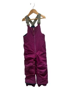 MEC purple bib snowpants - size 4